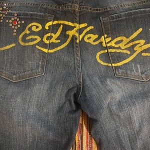 Ed hardy vintage jean’s medium
